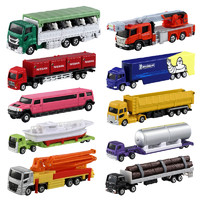 TAKARA TOMY 多美 TOMY多美卡合金車模玩具卡車巴士長款車吊車拖車玩具車