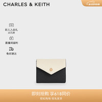 CHARLES&KEITHCK6-11200023拼色磁扣迷你零钱包卡包女 Multi综合色