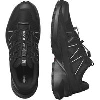移动专享：salomon 萨洛蒙 男式 SPEEDCROSS PEAK 越野跑鞋 男式, 黑色/黑色/冰川灰