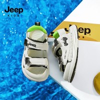 Jeep 吉普 男童夏款包头凉鞋运动2024夏季软底防滑女童鞋儿童沙滩鞋