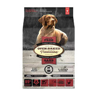 oven-baked 欧恩焙 加拿大原装进口狗粮低温烘焙金毛红肉味标准颗粒狗粮11.34kg