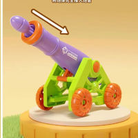 竺古力儿童玩具萝卜系列萝卜炮可发射炮弹3D重力萝卜泡创意解压儿童玩具 萝卜炮+2发子弹
