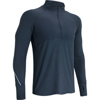 安德瑪 官方奧萊UA 男子針織上衣反光健身訓練運動修身跑步長袖T恤