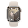 Apple 苹果 Watch Series 9；星光色铝金属表壳；星光色运动型表带