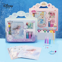 迪士尼(Disney)儿童手工涂色颜料画串珠 女孩宝宝手工diy制作益智玩具套装礼盒 艾莎公主DM24942F-1
