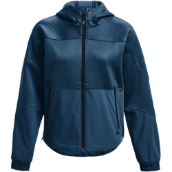 安德玛 官方奥莱ua 女士连帽休闲跑步健身训练运动梭织夹克外套多少钱