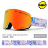NANDN 南恩 滑雪镜双层防雾大柱面单双板成人滑雪眼镜男女可卡近视