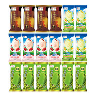 伊利冰淇淋支红枣牛奶4支青提甜杏4支苦咖啡4支伊利心情6共18支