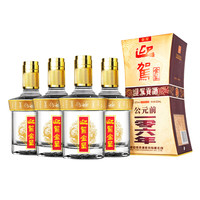迎驾贡酒 YJGJ 金星 52度 浓香型白酒 520ml*4瓶