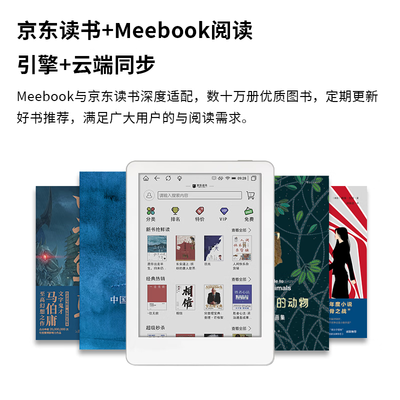MEEBOOK M6C 6英寸彩屏电子书阅读器  3GB+32GB