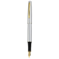 OASO 优尚 钢笔 S118 银白 F尖 单支盒装