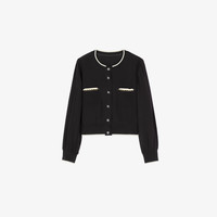 Basic House/百家好L休闲百搭潮流时尚纯色衬衫-B0624H5D572 黑色 M(110-120斤)