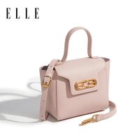 ELLE 她 女包手提菜篮子包翻盖单肩包斜挎包包24182