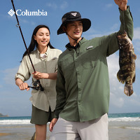 哥倫比亞 24春夏新品男女釣魚速干輕薄長袖襯衫FJ7253
