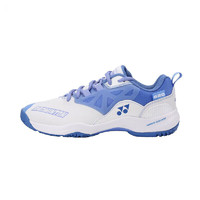 YONEX 尤尼克斯 羽毛球鞋男女款專業耐磨緩震運動鞋SHB620 白藍色 43