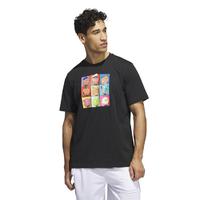 adidas 阿迪達斯 LILSTRIPE META 夏季男式運動休閑短袖籃球T恤