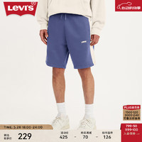 Levi's李维斯24夏季男士宽松直筒时尚活力运动风休闲短裤 雾蓝色 L