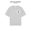KENT&CURWEN/肯迪文男女款玫瑰刺绣短袖T恤K4970EI011