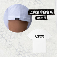 88VIP：VANS 范斯 官方 男女情侣短袖T恤夏季经典LOGO