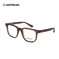 MONTBLANC 万宝龙 [618狂欢]万宝龙Montblanc简约黑框素颜近视光学眼镜架MB0256O