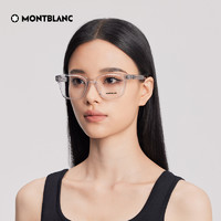 MONTBLANC 万宝龙 [618狂欢]万宝龙Montblanc经典黑框素颜近视光学眼镜镜框MB0180OK