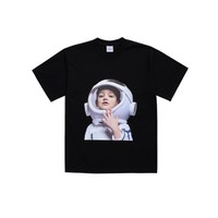 acme de la vie 韩国直邮ADLV短袖甜甜圈男女孩宇航员lisa同款T恤宽松情侣娃娃脸