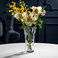 RCR 意大利葉紋水晶花瓶花藝擺件水培富貴竹玫瑰花插花器