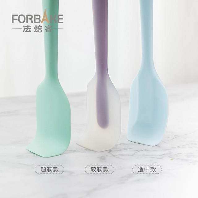 FOR BAKE 法焙客 硅胶刮刀一体式做蛋糕奶油抹刀铲刀搅拌刮板耐高温烘焙工具