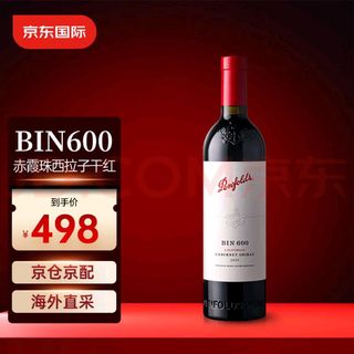 BIN 600 赤霞珠设拉子 红葡萄酒 750ml单瓶装 美国原瓶进口葡萄酒