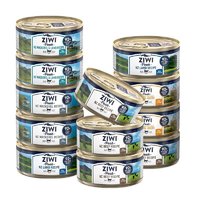 88VIP：ZIWI 滋益巅峰 定制礼盒版全价猫罐头4口味12罐85g含盖勺主食罐湿粮