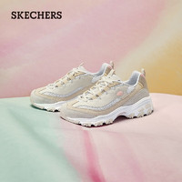 斯凯奇（Skechers）女鞋小冰熊熊猫鞋厚底增高老爹鞋运动鞋秋季休闲鞋896209 乳白色/OFWT 35