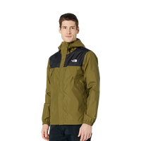 the North Face TNF北面美版男女款ANTORA防风透气连帽冲锋衣 NF0A7QEY男款4Q6黑色/军旅橄榄绿 XXL 4Q6-黑色/军旅橄榄绿