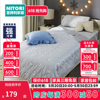 NITORI 宜得利 家居 家用床上用品空调被夏凉被薄被 强冷感 泰迪 单人190×140cm