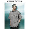 URBAN REVIVO UR2024新款男装超宽松短袖衬衫UMV240027