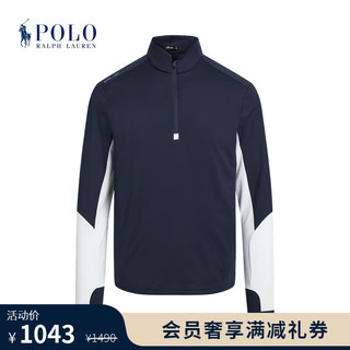 Polo Ralph Lauren 拉夫劳伦 男装 24春四分之一拉链弹力套头衫RL18106 410-多色 XS