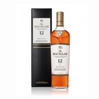 MACALLAN 麦卡伦 美国直邮macallan麦卡伦12年苏格兰威士忌43%Vo1麦芽雪莉桶750ml