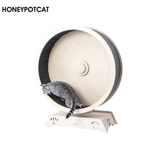 HONEYPOT CAT 蜜罐猫 第三代猫跑步机跑轮进口多层实木猫爬架猫玩具滚轮 220505