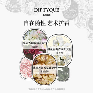 蒂普提克（Diptyque）车载香水系列车载扩香器圣日尔曼大道34号  车载香氛补充包-琥珀