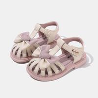 TEENMIX 天美意 夏季女童公主凉鞋包头护趾轻便猪笼鞋舒适洋气沙滩鞋