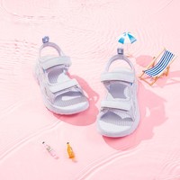 361° 儿童夏款女中大童凉鞋涉水鞋马卡龙可爱女童沙滩鞋露趾儿童凉鞋