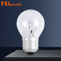 FSL 佛山照明 鎢絲白熾燈泡e27球泡螺口可調光明泡25W黃光