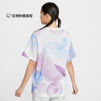 NIKE 耐克 官方女子印花T恤夏季新款宽松纯棉时尚舒适HF6178