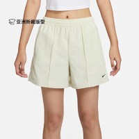 NIKE 耐克 官方女子中腰短裤夏季新款运动裤梭织耐克勾勾休闲FV6623