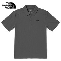 THE NORTH FACE 北面 短袖Polo男户外经典舒适透气棉半袖上衣8AV3