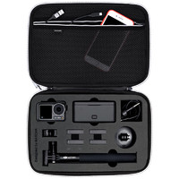 MAXCAM 适用于DJI大疆运动相机Osmo Action 4/3全能套装收纳包保护盒便携配件旅行大包硬壳防摔抗压防溅水 适用于DJI Action 4/3大号包黑色