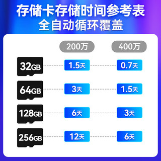 HIKVISION海康威视4G摄像头监控器家用室外手机远程400万云台旋转可插卡对讲防水2DE3Q140MX带256G内存卡