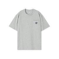 Gap 盖璞 男女装2024夏季纯色百搭短袖T恤情侣装宽松圆领上衣 463253 灰色 M