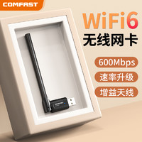 COMFAST 台式电脑wifi接收器高增益天线双频千兆蓝牙5.3二合一笔记本无线网卡台式机即插即用无线接收器热点发射器818