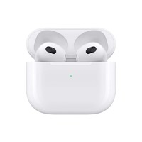 31日20點、88VIP：Apple 蘋果 AirPods 3 閃電充電盒版 半入耳式真無線藍牙耳機 白色