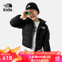 THE NORTH FACE北面童装两面穿夹棉外套男童保暖|82XY JK3/黑色 150cm L（150/72）